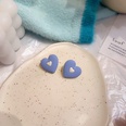 fashion blue earrings flowers geometric earrings simple alloy stud earringspicture15